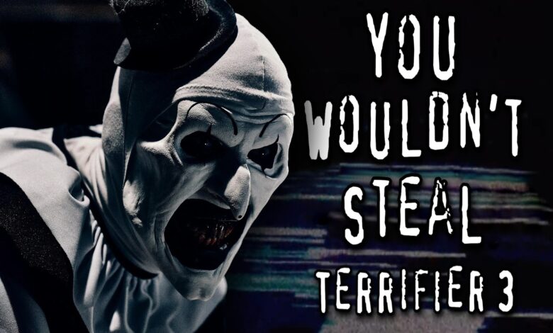 Art in Terrifier 3 teaser trailer