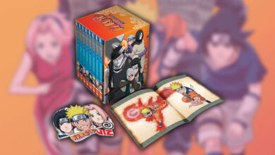 Naruto: a caixa Blu-Ray da série completa preparada para pré-encomenda na Amazon