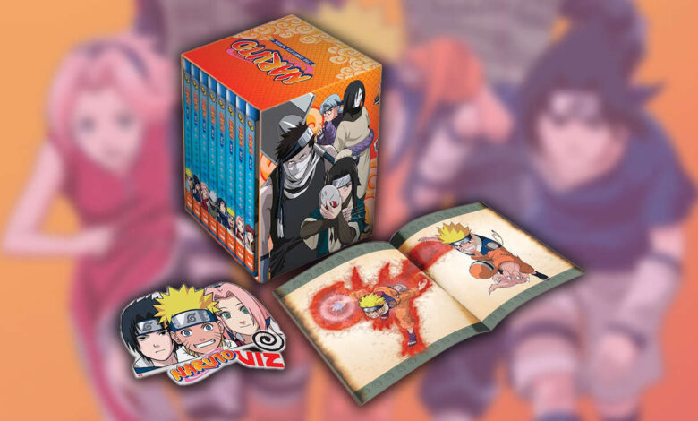 Naruto: a caixa Blu-Ray da série completa preparada para pré-encomenda na Amazon