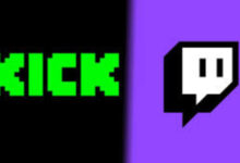 kick and twitch logos side-by-side