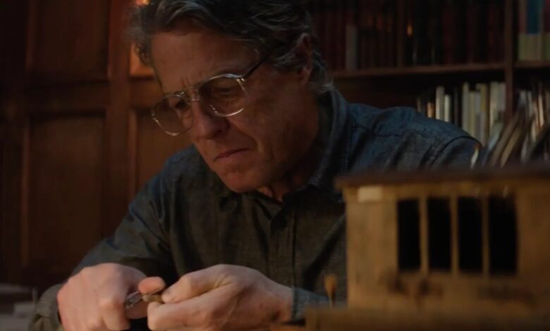 Hugh Grant in Heretic for A24.