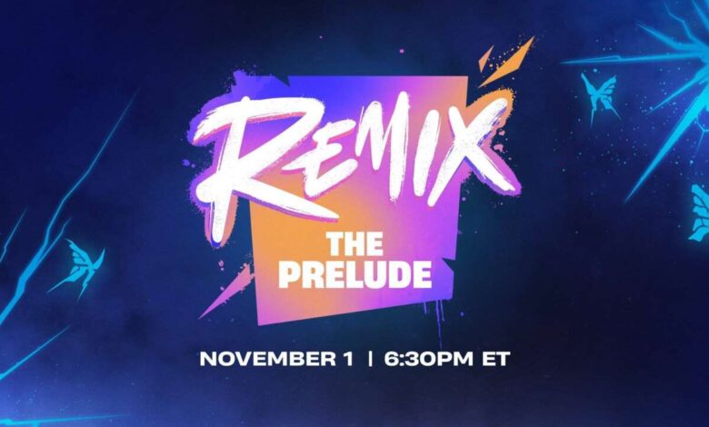 Como participar do evento ao vivo Fortnite Remix Prelude