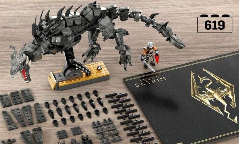 O conjunto de construção oficial do Skyrim Mega Bloks está disponível na Amazon por apenas US $ 50 (se você se apressar)