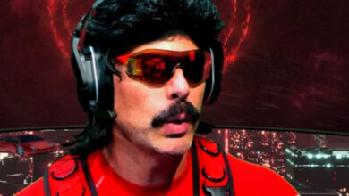 Dr Disrespect looking into the camera