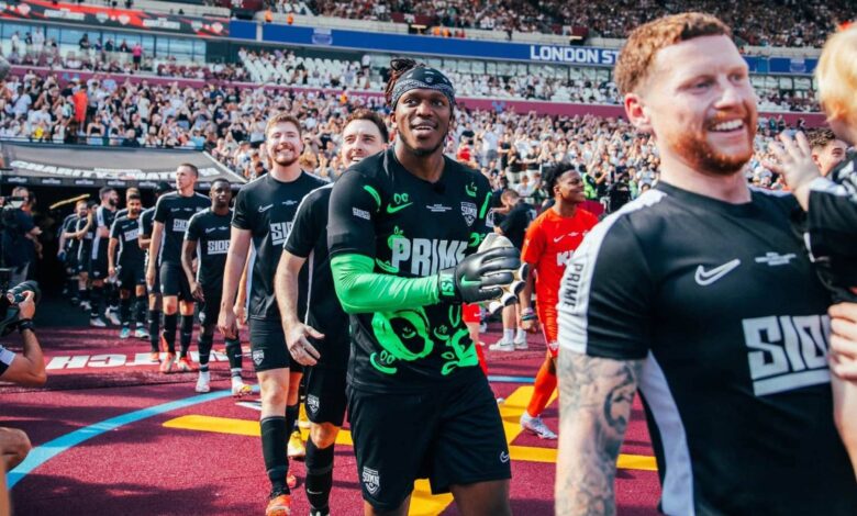 Sidemen Charity match 2023 header