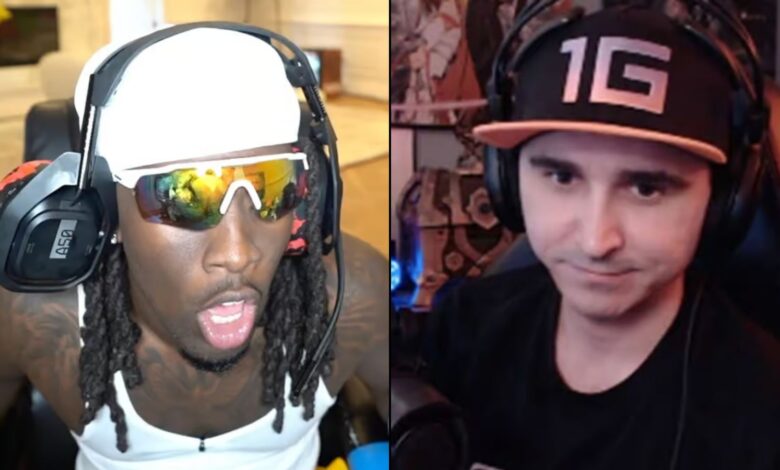 Kai Cenat and IShowSpeed Chained Together in live stream