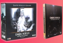 Obtenha o jogo de tabuleiro Dark Souls por apenas US $ 51 e o livro de referência de RPG por US $ 30