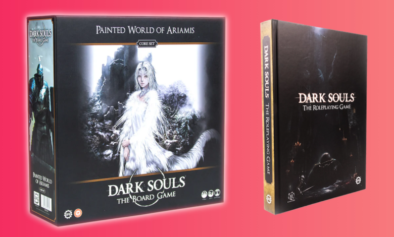 Obtenha o jogo de tabuleiro Dark Souls por apenas US $ 51 e o livro de referência de RPG por US $ 30