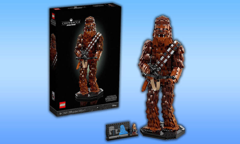 Conjunto de Lego Star Wars Chewbacca obtém um bom desconto na Target