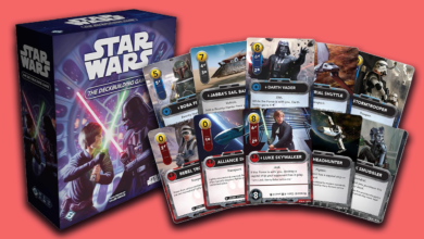 O jogo de cartas Star Wars Deckbuilding custa apenas US $ 17 na Amazon