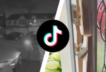 Door kick challenge on tiktok