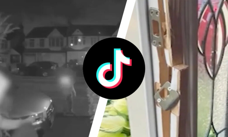 Door kick challenge on tiktok