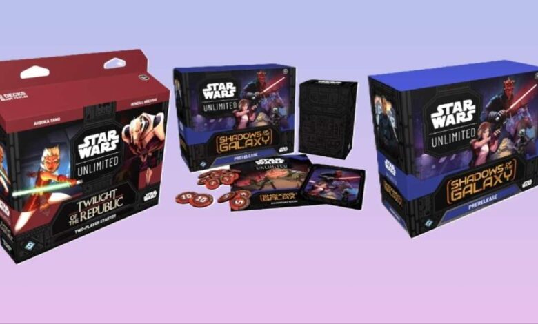 O novo conjunto Star Wars: Unlimited TCG já está disponível e com desconto na Amazon