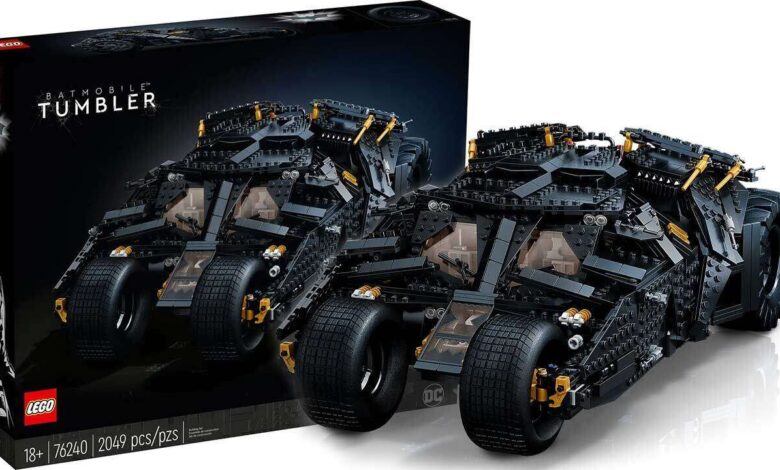 Lego Batmobile Tumbler tem mais de US $ 80 de desconto na Amazon, mas você deve se apressar