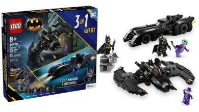 O conjunto de presentes 3 em 1 exclusivo do Walmart Lego Batman está de volta ao estoque