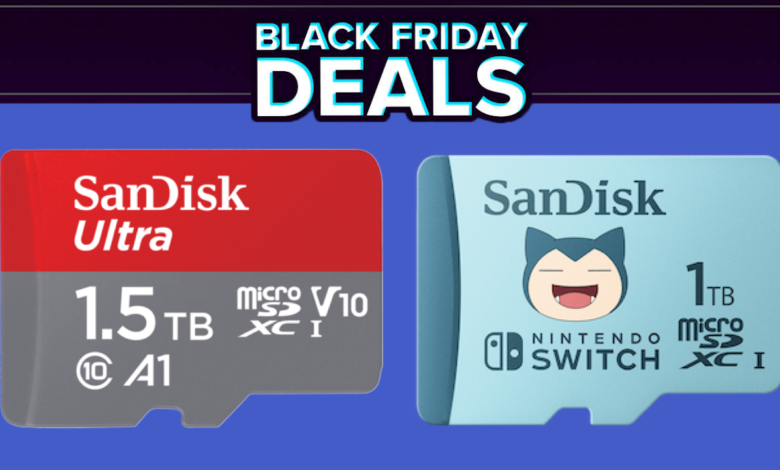 Ofertas Black Friday Steam Deck e Switch MicroSD – SanDisk 1,5 TB por US$ 95 ou mais