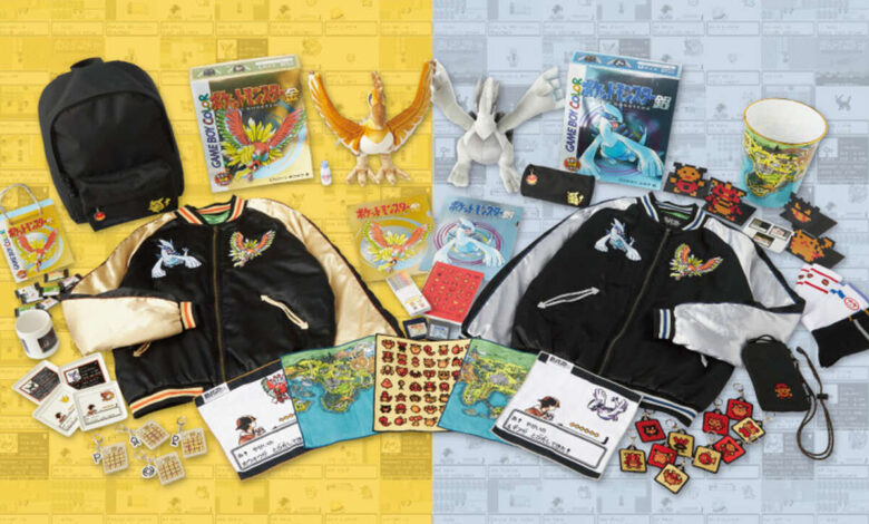 Pokémon Gold e Silver estão ganhando produtos incríveis para o 25º aniversário