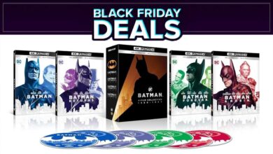 Esta coleção de filmes em 4K do Batman obteve um grande desconto na Black Friday