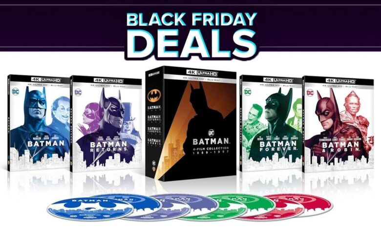 Esta coleção de filmes em 4K do Batman obteve um grande desconto na Black Friday