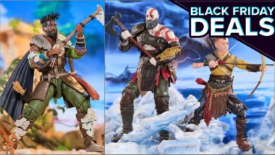 Bonecos de ação de God of War e Horizon Forbidden West são baratos para a Black Friday