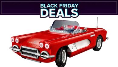 Dê uma volta no Lego Corvette C1 nesta oferta da Black Friday