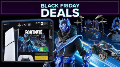 Pacotes de férias PS5 Slim Fortnite são lançados com preços da Black Friday