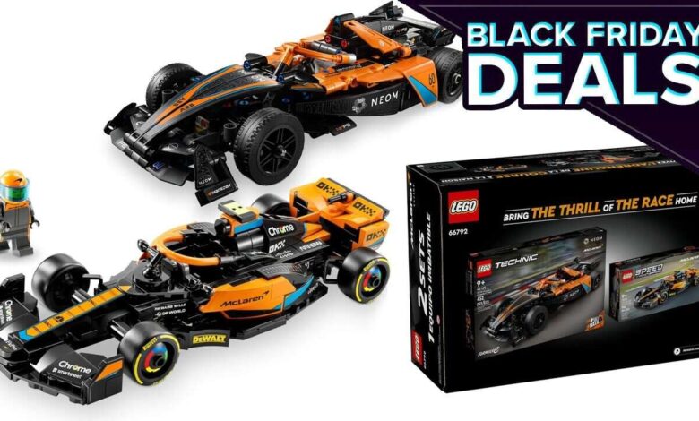 Lego McLaren Racing 2-Pack custa apenas US $ 52 na Amazon na Black Friday