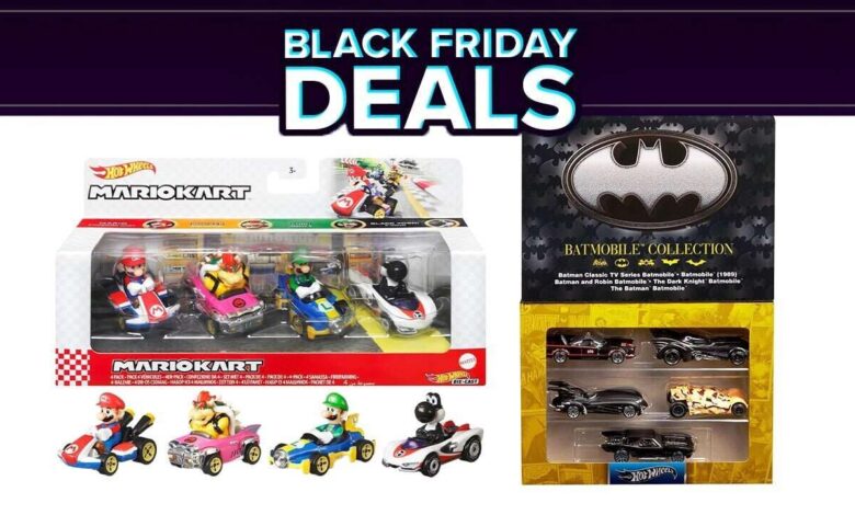 Os carros Hot Wheels Batmobile e Mario Kart Diecast são baratos na promoção da Black Friday da Amazon