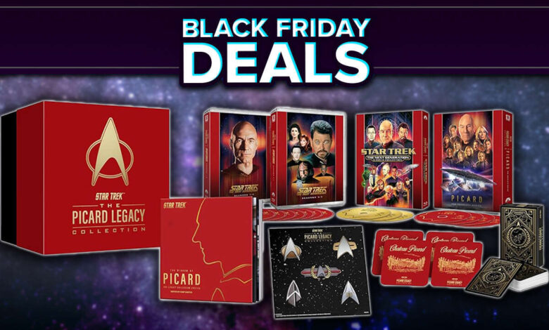 Coleção Blu-Ray Star Trek Picard Legacy de 54 discos à venda pelo melhor preço até agora na Black Friday