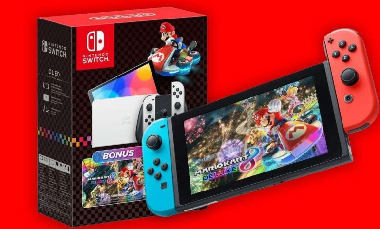 O pacote Nintendo Switch Mario Kart custa apenas US $ 225 com o acordo Black Friday Doorbuster