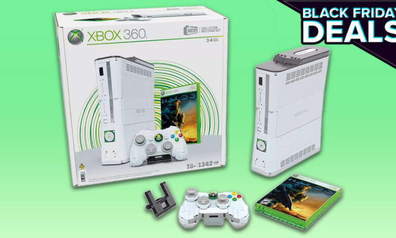 O conjunto oficial de construção de réplicas do Xbox 360 tem 50% de desconto na Black Friday