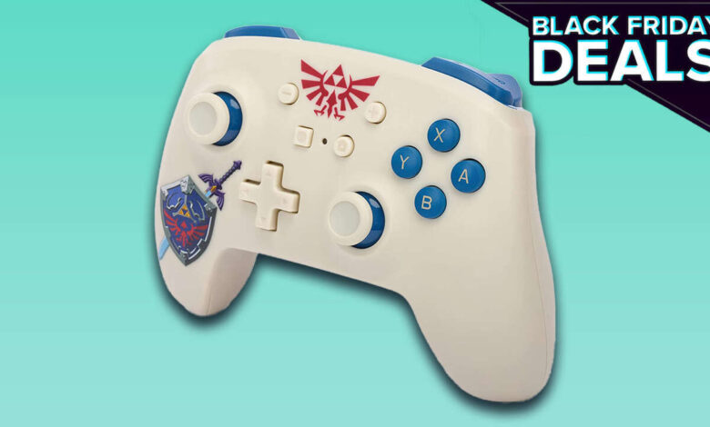 Este controlador sem fio oficial com tema Zelda custa apenas US $ 25 na Amazon na Black Friday