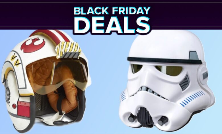 Os capacetes Star Wars Black Series custam US $ 70 ou menos na Black Friday