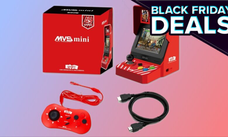 Este pacote SNK MVS Mini Arcade atingiu o preço mais baixo de todos os tempos na Black Friday