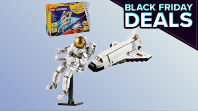 Pacote combinado Lego Creator para astronauta e ônibus espacial cai para US $ 45 na Black Friday na Amazon