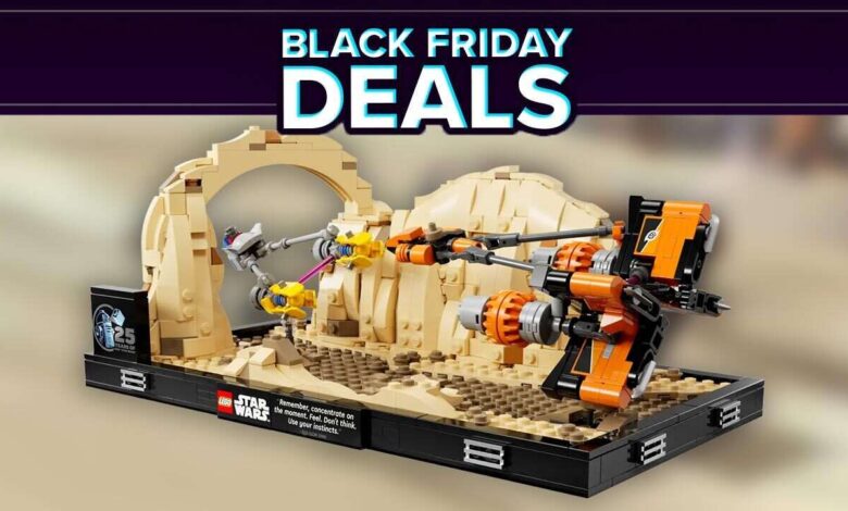 Star Wars: The Phantom Menace Podrace Lego Diorama ganha grande desconto na Black Friday na Amazon