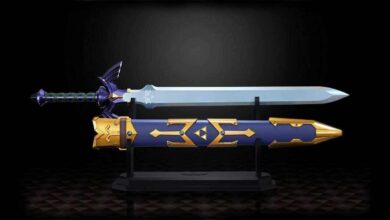 Réplica de Zelda Master Sword reabastecida na Amazon com desconto de US $ 10 antes do lançamento de segunda-feira