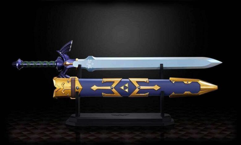 Réplica de Zelda Master Sword reabastecida na Amazon com desconto de US $ 10 antes do lançamento de segunda-feira