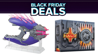 Os fãs de Halo podem economizar muito na réplica do Needler Blaster da Nerf na promoção da Black Friday da Amazon