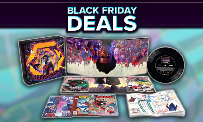 A edição de colecionador do Spider-Verse 4K cai para o melhor preço na promoção da Black Friday da Amazon