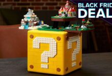 Conjunto de modelos de blocos de perguntas Lego Mario ganha oferta na Black Friday na Amazon e no Walmart