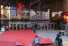 13 February 2024, Berlin: The red carpet is rolled out in front of the Berlinale Palast. The International Film Festival takes place from February 15 to 25. Photo: Jens Kalaene/dpa (Photo by Jens Kalaene/picture alliance via Getty Images)