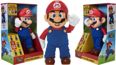 It's-A Me, Mario Talking Action Figure tem 64% de desconto na Black Friday na Amazon