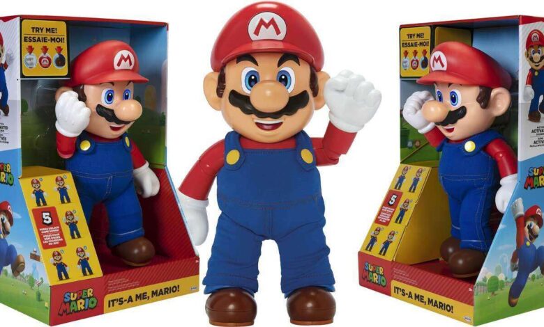 It's-A Me, Mario Talking Action Figure tem 64% de desconto na Black Friday na Amazon