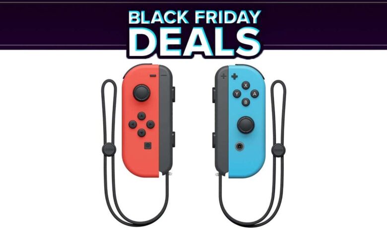 Nintendo Switch Joy-Con com desconto para novo preço baixo na Black Friday