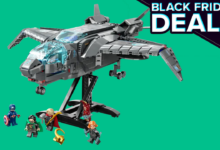 O conjunto Avengers Quinjet Lego de US $ 100 custa apenas US $ 64 na Amazon para a Black Friday