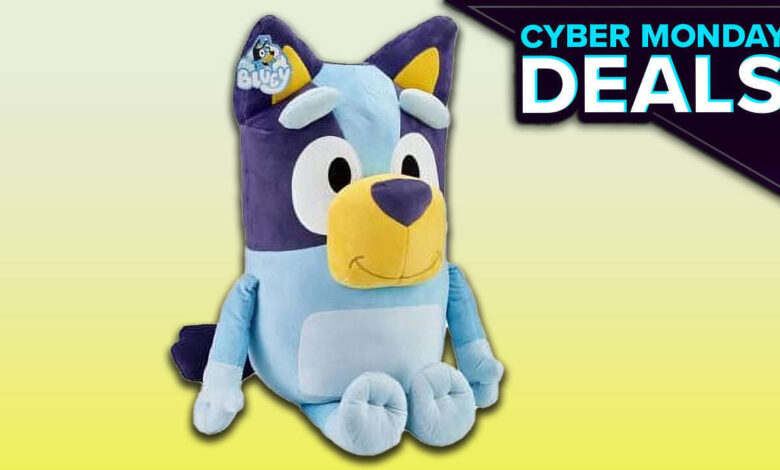 A promoção da Cyber ​​​​Monday do Walmart inclui pelúcia Bluey de 36 polegadas por US $ 30