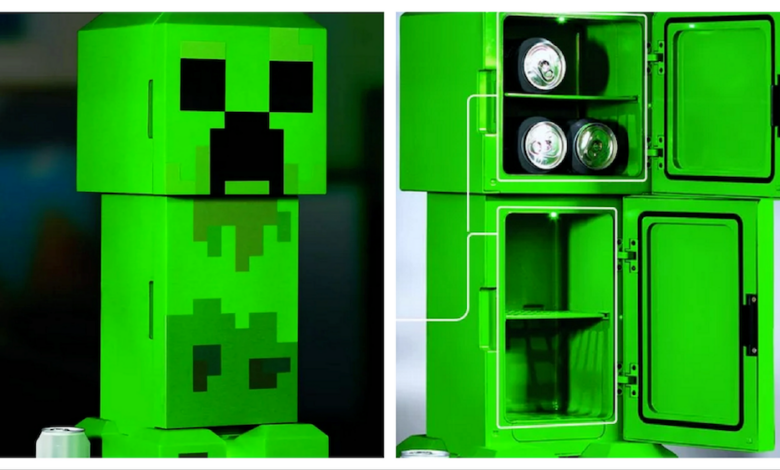 O mini refrigerador Minecraft Creeper está à venda por apenas US $ 29 no Walmart