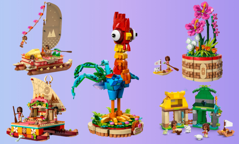 Conjuntos Moana Lego ganham descontos por tempo limitado e, ei, você pode encomendar Heihei