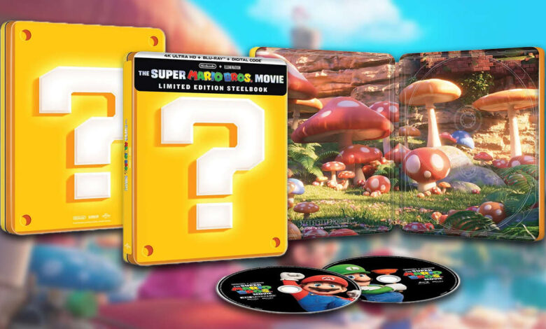 Filme de Super Mario Bros. ganha novo Steelbook de edição limitada em 4K – pré-encomende agora